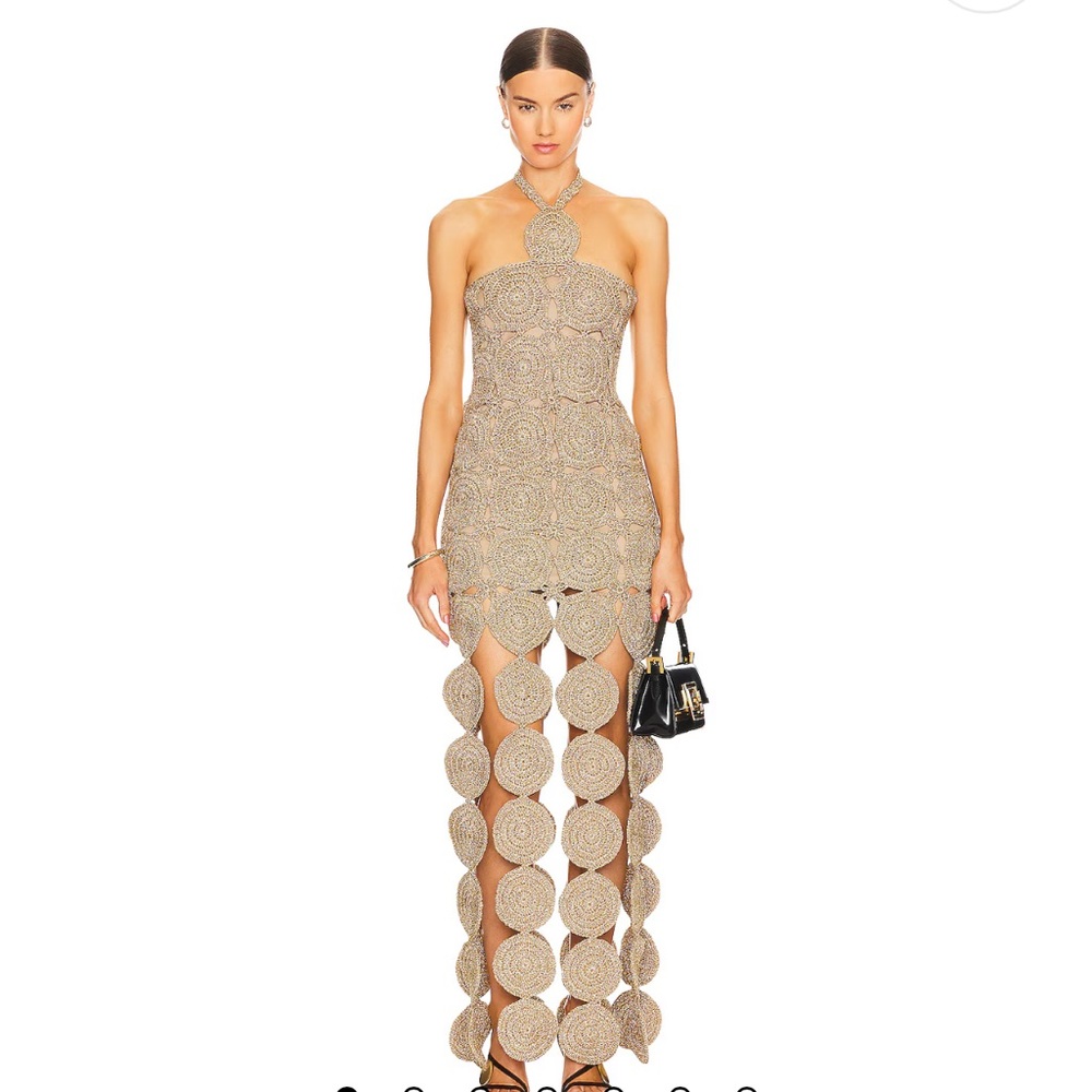 Simon Miller Beep Beep Dress in Gold